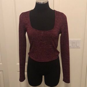 Forever 21 midriff top.  Sz small. Maroon